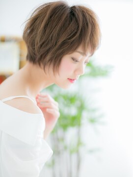 ソル 千早(S.O.L) 千早/髪質改善/ウォームベージュ♪シャギーカット　ウルフボブe