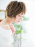 千早/髪質改善/ウォームベージュ♪シャギーカット ウルフボブe