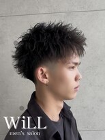 メンズサロン ウィル 阪急茨木(men's salon WiLL) スパイキーショート