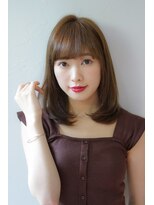 フラット 中山店(flat)&nbsp;似合わせカット/アースカラー/くびれヘア/地毛風カラー[中山駅]