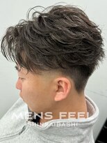 メンズフィール 心斎橋(MEN'S FEEL) MEN’S HAIR/波巻きツイストスパイラル/リバースセンターパート