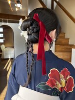 サロンエフ(salon f)&nbsp;卒業式アレンジカチモリ