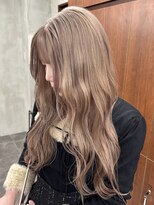 ニコトウキョウ 新宿(nico TOKYO)&nbsp;ミルクティーベージュダブルカラーハイトーン韓国レイヤー