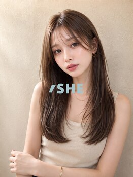 シー 岡崎(,SHE)の写真/【大人女性必見】毎日頑張っている大人女性へ♪自慢のトリートメントとキマるカット技術で自分にご褒美を☆