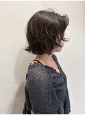 梅雨時期にもセットが楽に☆ボブのニュアンスパーマ