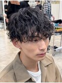 渋谷/シャドウパーマ/無造作パーマ/メンズマッシュ/ルーズパーマ
