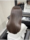 髪質改善 スーパーロング ワンレングス レイヤー 韓国風巻き