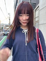 ナヌークカフラ(nanuk kafla)&nbsp;バーガンディーカラー/レッドカラー/顔まわりカット