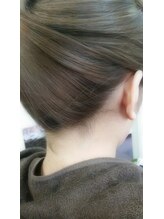 二つ折りのお取り付け、アップにした時見えない様になどの【細かなご要望を叶える】のが魅力♪♪