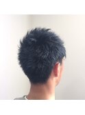 シルバーアッシュ メンズベリーショート
