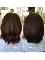 ブルーフィン シセロ(Blue Fin cicero)&nbsp;髪質改善/ツヤ髪ミディ/アッシュブラック/30代40代/美シルエット