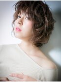 *mod's上尾*無造作カールのカジュアル大人ショートｘ