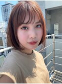 【銀座アリエッタ】丸みショート大人ボブ/ワンカールボブ/透明感