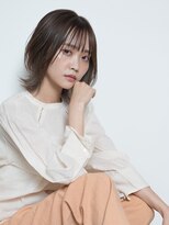 アヌーク トケ(AnouK TOKE) 【AnouK-TOKE-】ボブウルフ×インナーグレージュ