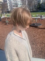 ヴェルダ 池袋店(verda)&nbsp;伸ばしかけ柔らかショートとミルクティーベージュ＊fukuda