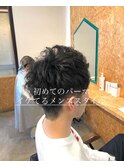 ☆初めてのMen's perm☆