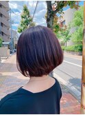前下がりショートボブ
