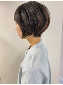 束感レザーカットショート