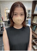 天神 大名 インナーカラー オレンジブラウン
