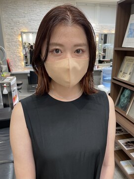 デイジー(Daisy) 天神 大名 インナーカラー オレンジブラウン