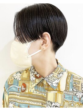 モリオ フロム ロンドン 成増店 【morio成増/米村】黒髪刈り上げショート