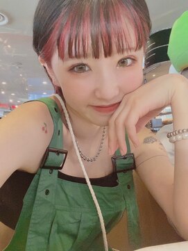 ロンドヴァリー 渋谷店(Lond vallee) 前髪カラーピンク！