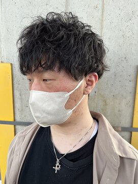 ニアウ 太田店(Niau) メンズダメージケア波巻きスパイラルパーマ眉毛群馬太田