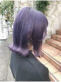 パープルカラー/イメチェン/美肌カラー[立川駅/ケアブリーチ]