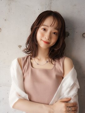 エミュ 天文館店(eMu) ゆるんとボブ、、ラベンダーブラウン