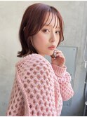 【kate 大宮】カシスピンク×外ハネくびれショート