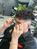 アローズ 久留米店(arose)&nbsp;【メンズ】久留米フェードカットメンズスペインカールパーマ