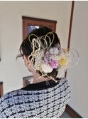 成人式アップスタイル