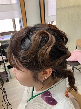 フォトリンクキポ 日本橋(Photo link ki.po) フィンガーウェーブ×女袴