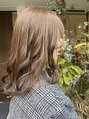 オーバルヘアー(OVAL hair)&nbsp;ブリーチなし透明感ベージュカラー