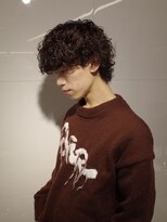 オーシャントーキョー(OCEAN TOKYO) 波巻きマッシュパーマメンズツイストスパイラルツーブロック