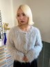 【指名限定】ブリーチのみで作るWhite blond 2回ブリーチ×stTOKIOTR
