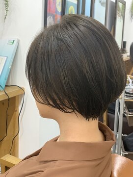 ライズトウキョウ 池袋店(Lise tokyo) 【Lisetokyo池袋】ショートスタイル_ボブ_オリーブカラー_9