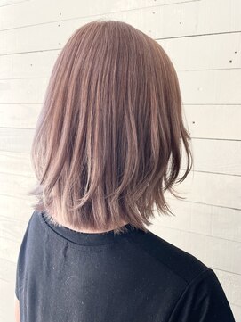ルノン フィージュ(LUNON fieju) ミルクティーベージュ/レイヤーカット/ハイトーンカラー