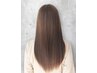 ★カット+透明感カラ(根6cm)+髪質改善ストレート(TOKIO付) ￥37600→￥18800