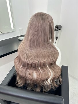 エゴ 池袋(EGO) ミルクティーベージュ/境目分からない染めれるエクステ