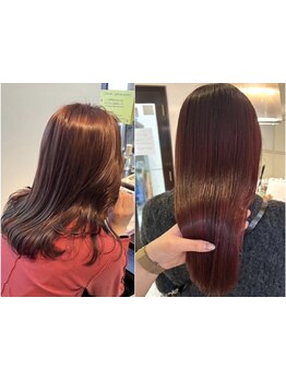 クセ/広がり/うねりを抑えたい方に◎《ストカール》《髪質改善トリートメント》で自然なストレートヘアに♪