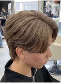熊本メンズカラー ハイトーンカラー ミルクティー MEN'S HAIR
