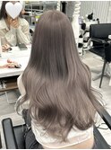 ミルクティーグレージュ  ラベンダーベージュ  透明感カラー