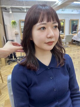 ガーデン 銀座(GARDEN) イメチェン ホワイトブロンド 外ハネボブ 美髪 ワイドバング