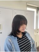 イメチェン/ホワイトブロンド/外ハネボブ/美髪/草津/南草津