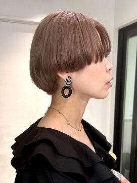 ナループロアツム(Nalu pu loa Tsum) ショートマッシュ/ピンクブラウン/大人マッシュ