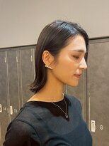 ジアン バイ ミルボン 西宮ガーデンズプラス(GIEN by milbon)&nbsp;切りっぱなしミディアム/艶髪/ダークブラウン