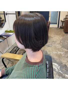 ディル(DILL) short bob/Olive