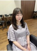 韓国風レイヤー/小顔カット/髪質改善トリートメント