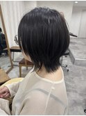 スタイリング簡単ウルフヘアー